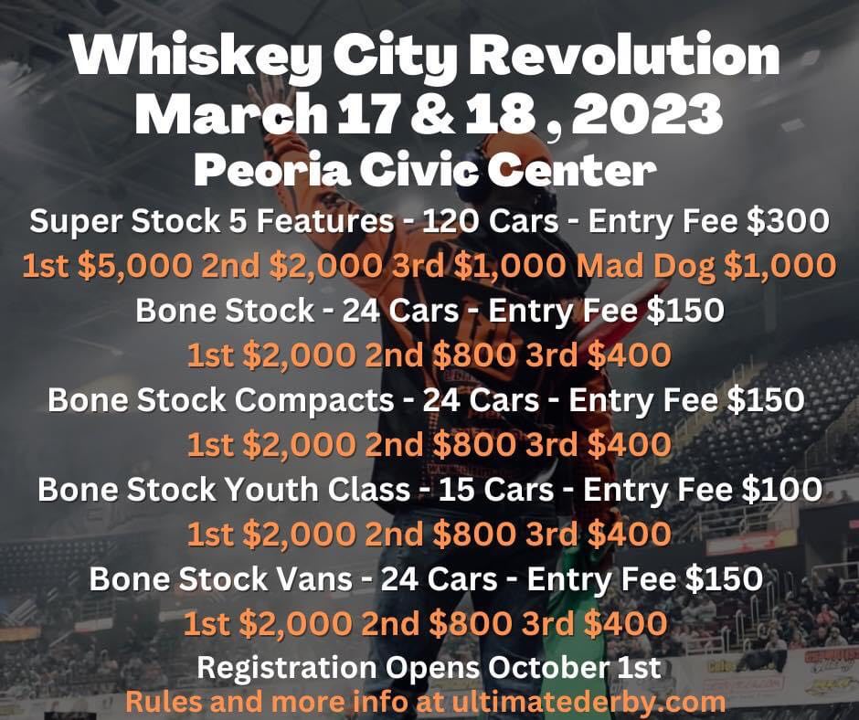 Whiskey City Revolution flyer with information