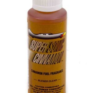 A bottle of supersonic fuel fragrance on a white background.